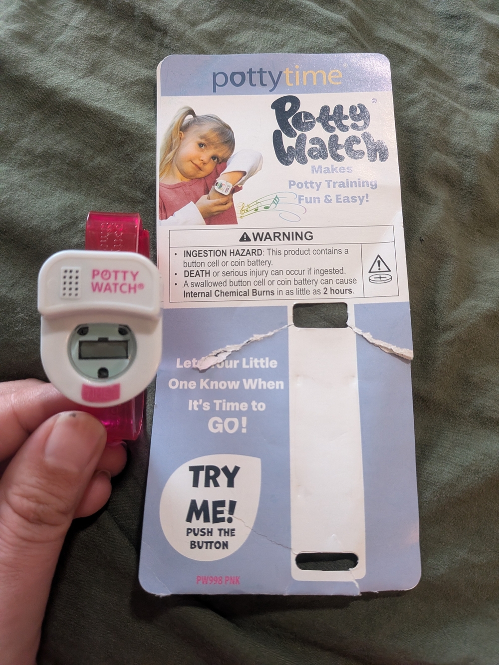 Potty Time Potty Watch Toilet Training Aid Reminder Timer For Kids